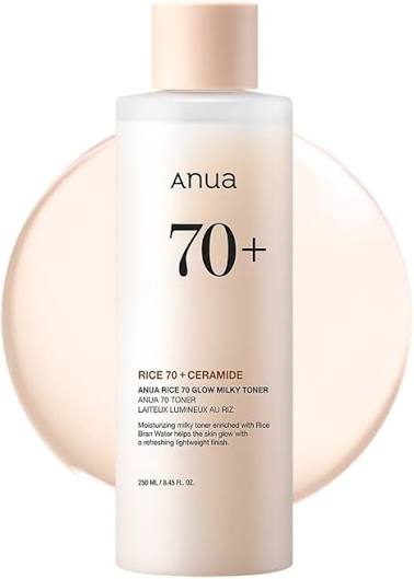 Rice 70 Ceramide Glow Milky Toner ANUA
