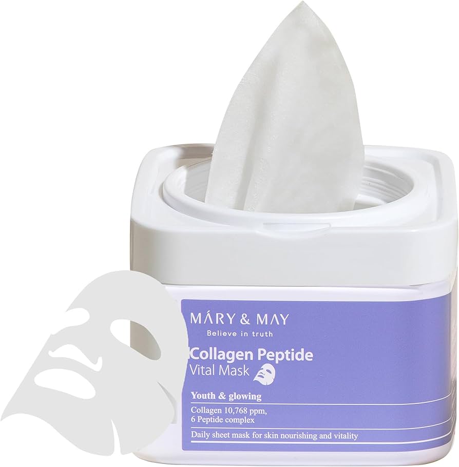 MARY & MAY COLLAGEN PEPTIDE VITAL MASK 