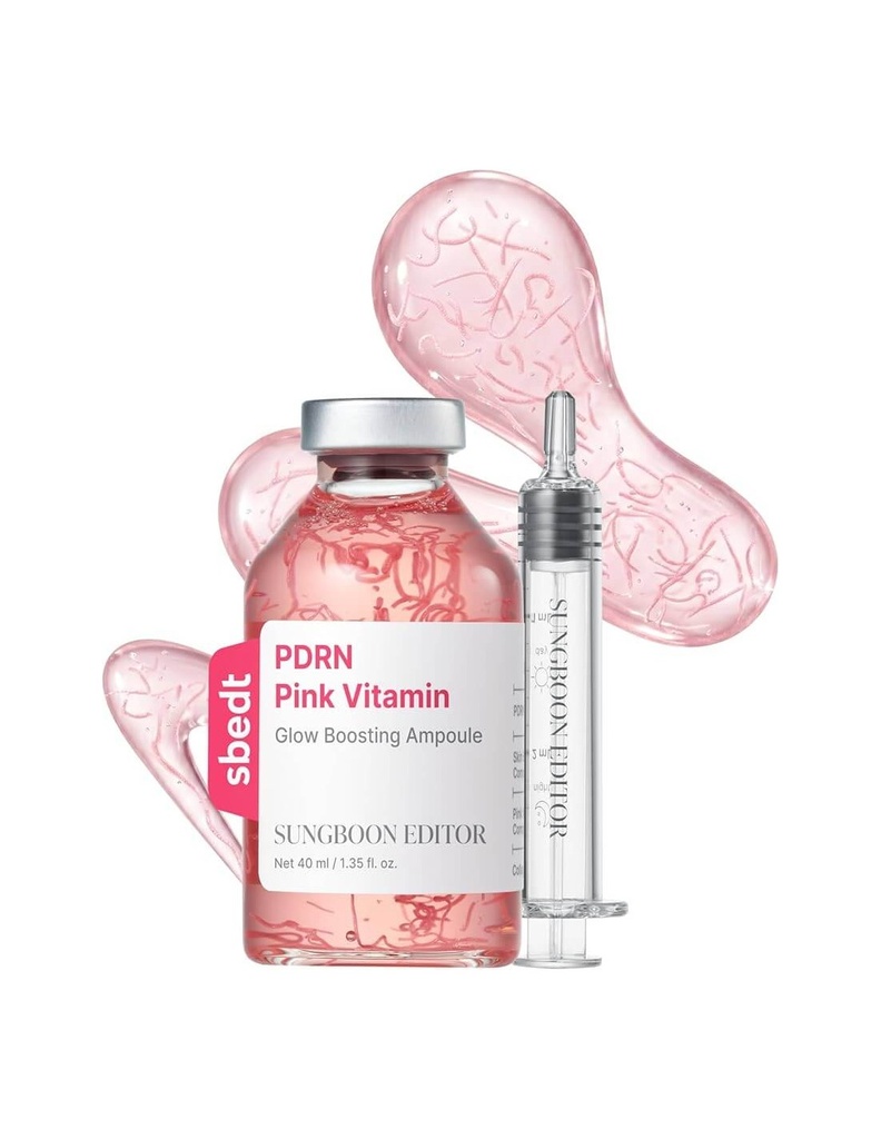 SUNGBOON EDITOR-PDRN PINK VITAMIN GLOW BOOSTING AMPOULE