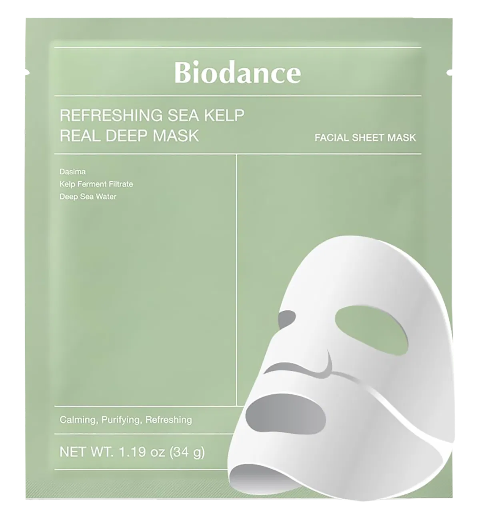 [BD-RSKM4] BIODANCE Refreshing Sea Kelp Mask 4u 