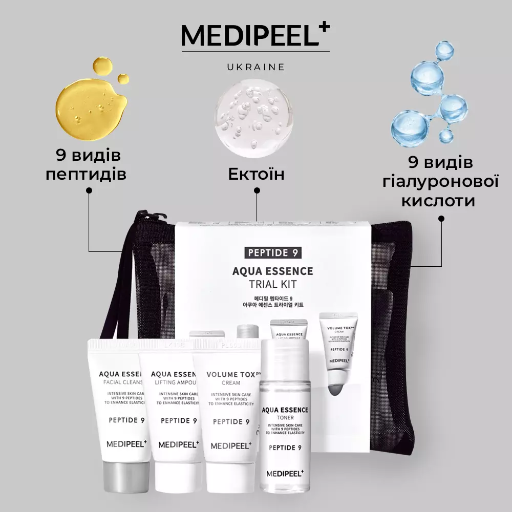 [MP-P9AETK
] MEDIPEEL Aqua Essence Trial Kit Peptide 9 MEDIPEEL