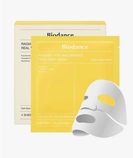 [BD-RVNM
] BIODANCE Radiant Vita Niacinamide Mask 