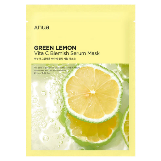 [ANUA-GLVCSM
] ANUA Green Lemon Vita C Blemish Serum Mask